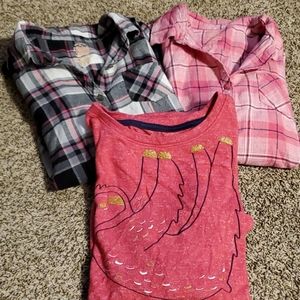 Three girl's tops